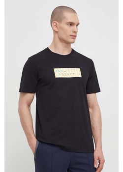 Karl Lagerfeld t-shirt bawełniany męski kolor czarny z nadrukiem ze sklepu ANSWEAR.com w kategorii T-shirty męskie - zdjęcie 170064724