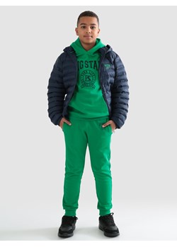 Spodnie chłopięce dresowe ze ściągaczem zielone Olalus 301/ Jefferson 301 ze sklepu Big Star w kategorii Spodnie chłopięce - zdjęcie 170067583