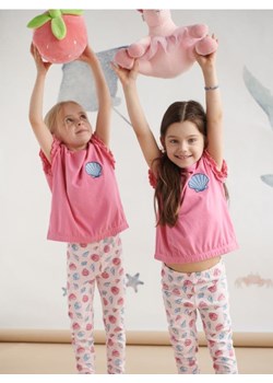 Sinsay - Crop top - różowy ze sklepu Sinsay w kategorii Bluzki dziewczęce - zdjęcie 170068011