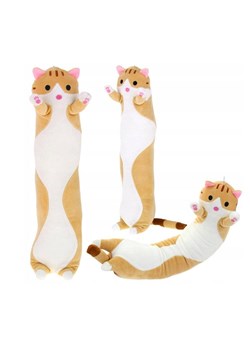 Kot wałek brązowy 90cm ze sklepu JK-Collection w kategorii Zabawki - zdjęcie 170070314