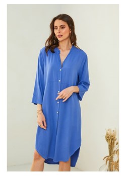 Pure Cotton Sukienka w kolorze niebieskim ze sklepu Limango Polska w kategorii Sukienki - zdjęcie 170071143