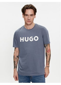 Hugo T-Shirt Dulivio 50467556 Niebieski Regular Fit ze sklepu MODIVO w kategorii T-shirty męskie - zdjęcie 170072544