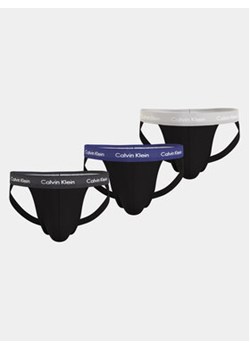 Calvin Klein Underwear Komplet 3 par stringów 000NB3363A Czarny ze sklepu MODIVO w kategorii Majtki męskie - zdjęcie 170072571