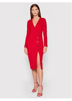 Pinko Sukienka koktajlowa Adler 1G16TV 1739 Czerwony Regular Fit ze sklepu MODIVO w kategorii Sukienki - zdjęcie 170072604