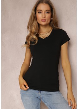 Czarny T-shirt Mirasura ze sklepu Renee odzież w kategorii Bluzki damskie - zdjęcie 170073133