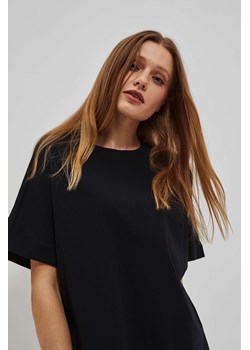 Klasyczny czarny t-shirt damski ze sklepu 5.10.15 w kategorii Bluzki damskie - zdjęcie 170073154