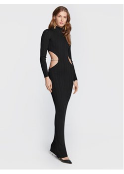 Elisabetta Franchi Sukienka wieczorowa AM-79S-27E2-V540 Czarny Slim Fit ze sklepu MODIVO w kategorii Sukienki - zdjęcie 170073594