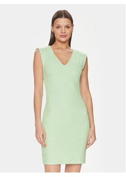 Guess Sukienka codzienna Ofelia W4GK92 KBYN0 Zielony Slim Fit ze sklepu MODIVO w kategorii Sukienki - zdjęcie 170073674