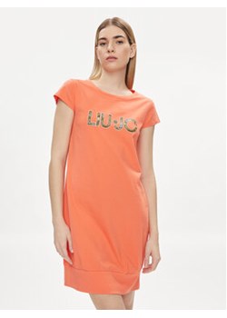 Liu Jo Sukienka codzienna VA4103 JS003 Pomarańczowy Regular Fit ze sklepu MODIVO w kategorii Sukienki - zdjęcie 170073740