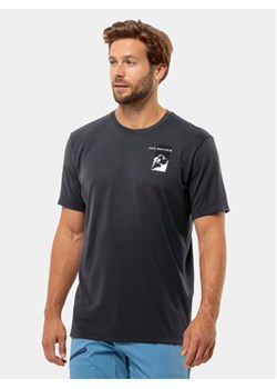 Jack Wolfskin T-Shirt Vonnan 1809941 Szary Regular Fit ze sklepu MODIVO w kategorii T-shirty męskie - zdjęcie 170073763