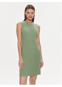 Guess Sukienka codzienna Allie W4RK20 Z2YN2 Zielony Bodycon Fit ze sklepu MODIVO w kategorii Sukienki - zdjęcie 170073774