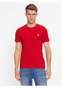 Guess T-Shirt M2YI36 I3Z14 Czerwony Slim Fit ze sklepu MODIVO w kategorii T-shirty męskie - zdjęcie 170073861