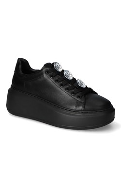 Sneakersy Fabio Fabrizi 990/K Czarne lico ze sklepu Arturo-obuwie w kategorii Buty sportowe damskie - zdjęcie 170074114