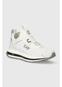EA7 Emporio Armani sneakersy kolor biały ze sklepu ANSWEAR.com w kategorii Buty sportowe męskie - zdjęcie 170094143