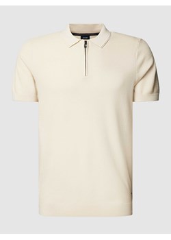Koszulka polo o kroju regular fit z zamkiem błyskawicznym model ‘Vancro’ ze sklepu Peek&Cloppenburg  w kategorii T-shirty męskie - zdjęcie 170094651