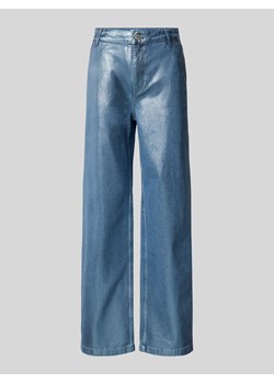 Jeansy o rozkloszowanym kroju z efektem znoszenia ze sklepu Peek&Cloppenburg  w kategorii Jeansy damskie - zdjęcie 170094930