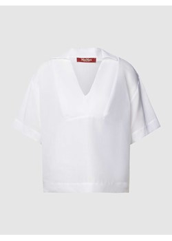 Bluzka z wykładanym kołnierzem model ‘BRONZO’ ze sklepu Peek&Cloppenburg  w kategorii Bluzki damskie - zdjęcie 170094982