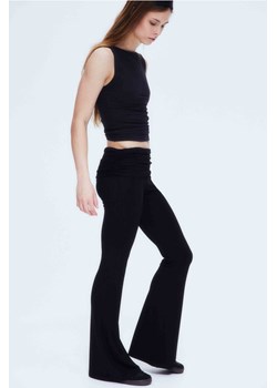 H & M - Marszczone spodnie jazzowe - Czarny ze sklepu H&M w kategorii Spodnie damskie - zdjęcie 170103743