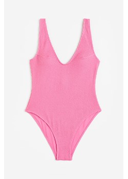 H & M - Kostium kąpielowy High Leg - Różowy ze sklepu H&M w kategorii Stroje kąpielowe - zdjęcie 170103760