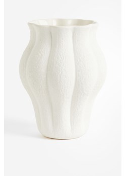 H & M - Duży wazon z kamionki - Biały ze sklepu H&M w kategorii Wazony - zdjęcie 170103843