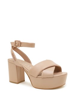 Guess Skórzane sandały na słupku ze sklepu Gomez Fashion Store w kategorii Sandały damskie - zdjęcie 170107024