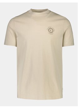 Lindbergh T-Shirt 30-400267 Beżowy Relaxed Fit ze sklepu MODIVO w kategorii T-shirty męskie - zdjęcie 170108751