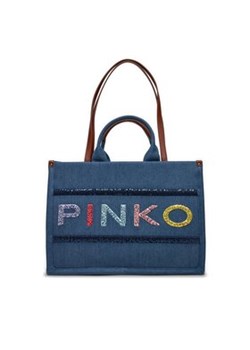 Pinko Torebka Shopper AI 23-24 PLTT 101964 A17T Niebieski ze sklepu MODIVO w kategorii Torby Shopper bag - zdjęcie 170108770