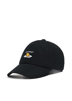 Cropp - Czarna czapka z daszkiem Gudetama - czarny ze sklepu Cropp w kategorii Czapki z daszkiem damskie - zdjęcie 170110504