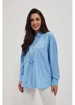 Błękitna koszula damska w paski ze sklepu 5.10.15 w kategorii Koszule damskie - zdjęcie 170111653
