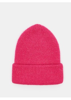 Mohito - Dzianinowa różowa czapka - fuksjowy ze sklepu Mohito w kategorii Czapki zimowe damskie - zdjęcie 170111901