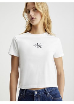 Calvin Klein Koszulka w kolorze białym ze sklepu Limango Polska w kategorii Bluzki damskie - zdjęcie 170112632