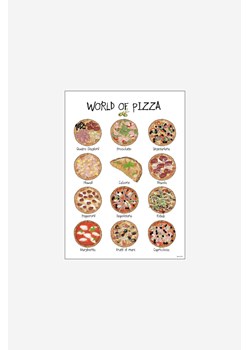 H & M - Mouse & Pen - World Of Pizza - Biały ze sklepu H&M w kategorii Plakaty - zdjęcie 170117380