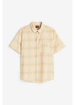 H & M - Bawełniana koszula Regular Fit - Beżowy ze sklepu H&M w kategorii Koszule męskie - zdjęcie 170117402