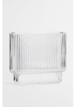 H & M - Owalny wazon szklany - Biały ze sklepu H&M w kategorii Wazony - zdjęcie 170117470