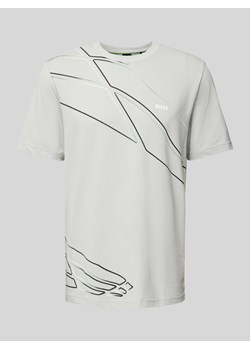 T-shirt z nadrukiem z logo ze sklepu Peek&Cloppenburg  w kategorii T-shirty męskie - zdjęcie 170117741