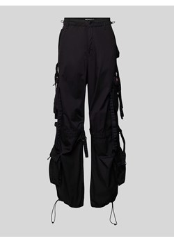 Spodnie o kroju baggy fit z marszczeniami ze sklepu Peek&Cloppenburg  w kategorii Spodnie męskie - zdjęcie 170117753
