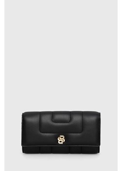BOSS portfel damski kolor czarny ze sklepu ANSWEAR.com w kategorii Portfele damskie - zdjęcie 170119843
