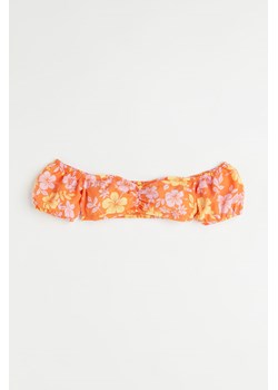 H & M - Krótki top z odkrytymi ramionami - Pomarańczowy ze sklepu H&M w kategorii Bluzki damskie - zdjęcie 170123093