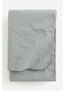 H & M - Pikowana narzuta na łóżko - Zielony ze sklepu H&M w kategorii Narzuty i kapy - zdjęcie 170123152
