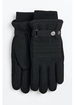 H & M - Rękawiczki z domieszką wełny - Czarny ze sklepu H&M w kategorii Rękawiczki męskie - zdjęcie 170123164