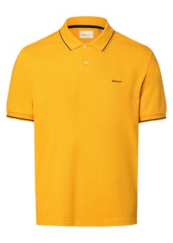 Gant Męska koszulka polo Mężczyźni Bawełna kukurydziany jednolity ze sklepu vangraaf w kategorii T-shirty męskie - zdjęcie 170125581