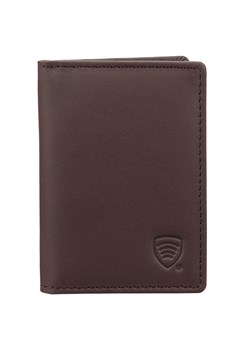Mały  męski portfel antykradzieżowy na karty RFID z wyciąganym albumem (brąz) ze sklepu Koruma ID Protection w kategorii Etui - zdjęcie 170126273