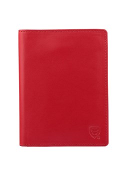 Skórzany portfel podróżny na karty oraz dokumenty zbliżeniowe (czerwony) ze sklepu Koruma ID Protection w kategorii Portfele damskie - zdjęcie 170126431