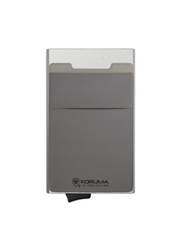 Metalowy portfel z wysuwanymi kartami i ochroną kart zbliżeniowych (Srebrny) ze sklepu Koruma ID Protection w kategorii Etui - zdjęcie 170126484