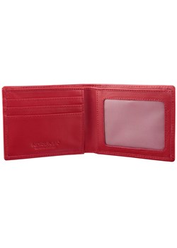 Cienki portfel damski skórzany typu SLIM (Czerwony) ze sklepu Koruma ID Protection w kategorii Portfele damskie - zdjęcie 170126600