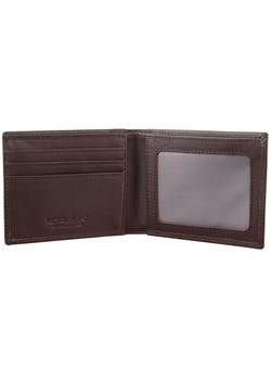 Cienki portfel męski skórzany typu SLIM (Brąz) ze sklepu Koruma ID Protection w kategorii Portfele męskie - zdjęcie 170126720
