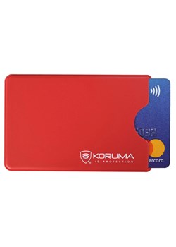 Plastikowe etui antykradzieżowe RFID na kartę debetową (czerwony) ze sklepu Koruma ID Protection w kategorii Etui - zdjęcie 170126771