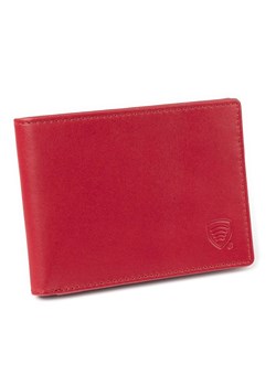 Cienki portfel damski skórzany typu SLIM (Czerwony) ze sklepu Koruma ID Protection w kategorii Portfele damskie - zdjęcie 170126931