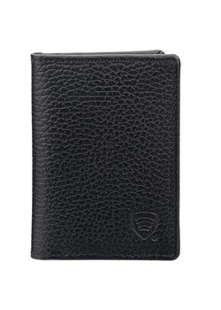 Mały skórzany portfel damski na karty zbliżeniowe RFID z wyciąganym albumem (czarny) ze sklepu Koruma ID Protection w kategorii Etui - zdjęcie 170127052