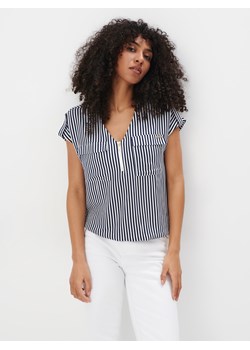Mohito - Wzorzysta bluzka z wiskozy - biały ze sklepu Mohito w kategorii Bluzki damskie - zdjęcie 170127211